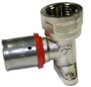 CODO MULTICAPA 90º 16x1/2" C/SOPORTE R/H 
