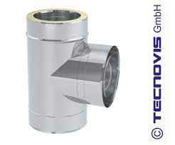 T 90º CH400 CON PURGA DB AISI316 BOFILL 30mm ESPESOR