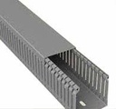 METRO CANALETA RANURADA 80x40 GRIS (2metros)