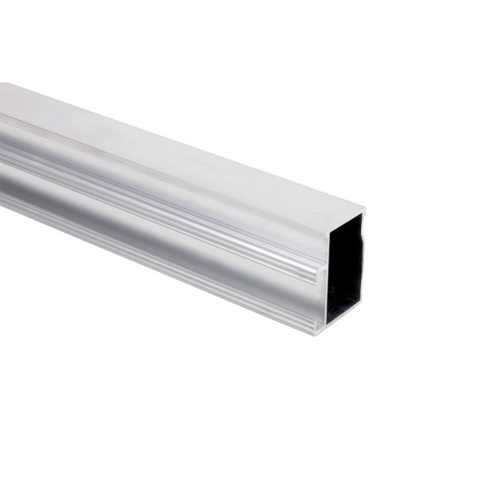 CARRIL ALU ZEBRA 39X37X3150MM(PERFIL PORTAPLACAS)