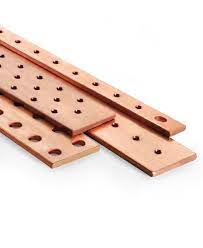 Pletina taladrada roscada cobre PLE-R 20x5x1000 M6