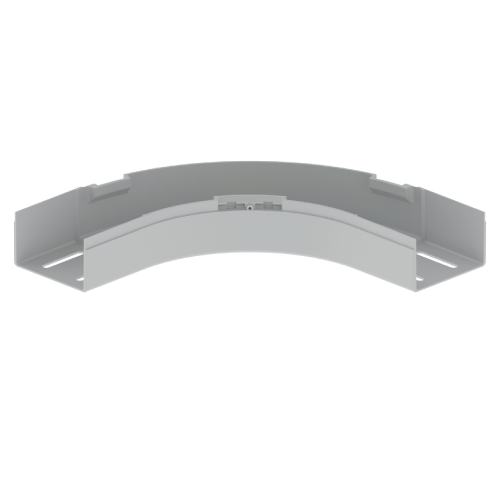 CURVA PLANA DE 90° GRIS RAL7038 60X100 U48X
