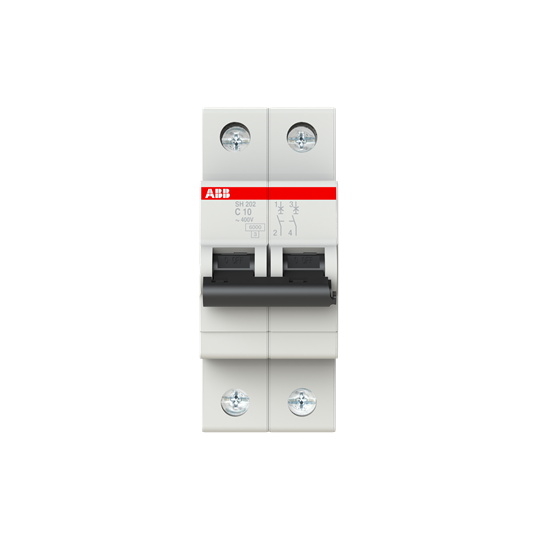 INT. MAGNETOTERMICO 1P+N-10A NA ABB SH201-NA