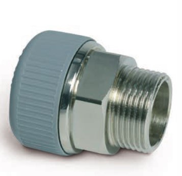MANGUITO METALICO PARA TRANSICION DE POLIBUTILENO A R/M 32-1" TERMOSOLDABLE