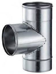 TE CHAPA GALVANIZADA 150MM H-H