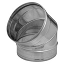 CODO CHAPA GALVANIZADA 45º 150mm