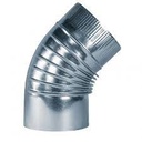 CODO HELICOIDAL 45º 280 mm CHAPA GALVANIZADA
