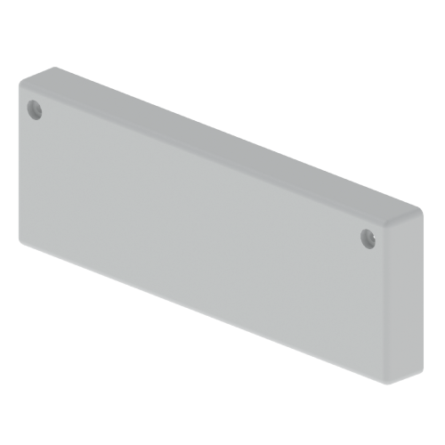 TAPA FINAL BANDEJA PVC  200x60