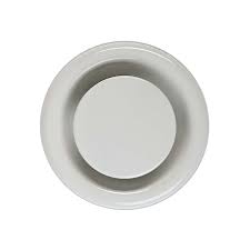 BOCA CIRCULAR EN CHAPA 125 RAL 9010 REJILLA