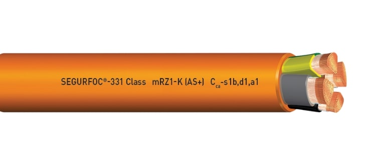 METRO CABLE 5X4MM SEGURFOC SZ1-K