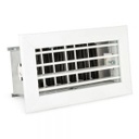REJILLA IMPULSION SIMPLE DEFLEXION 300x150 LAMA MOVIL ALU. ANODIZADO 