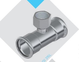 TE INOX PRENSAR D-54 1/2  SALIDA C/RH