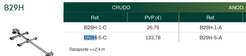  LASTRE P/TRIANGULO B29.1H-1-C SUNFER