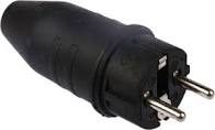 CLAVIJA AEREA SCHUKO 2P+T 10/16A macho