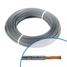 METRO CABLE 2,5mm GRIS (200MTS) LIBRE HALOGENOS H07Z1-K