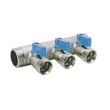 DISTRIBUIDOR - COLECTOR SUELO RADIANTE 3/4" 3 TOMAS