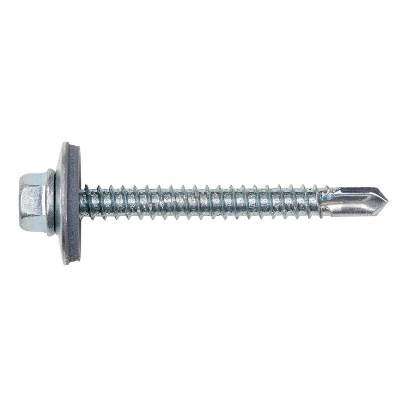 TORNILLO M4,8x25 AUTOROSCANTE CON ARANDELA GOMA (E 200ud)