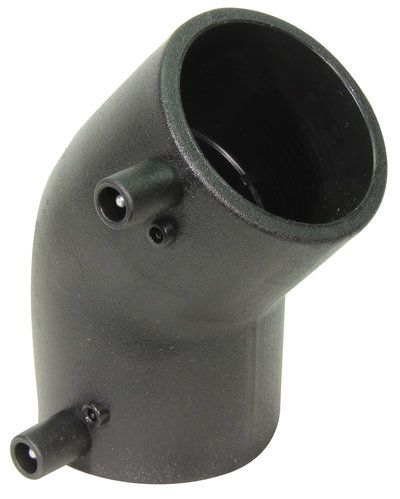 CODO POLIETILENO 45º D90  ELECTROSOLDABLE