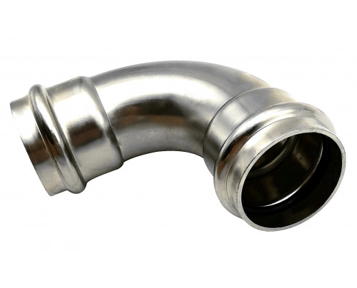 Sección tubo en ángulo 90ª D100mm para alimentación silo