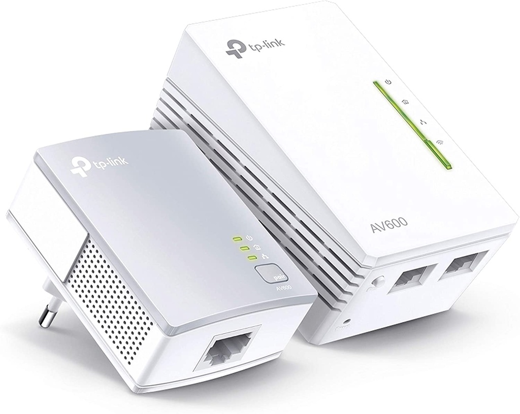 ADAPTADOR COMUNICACION LINEA ELECTRICA 600Mbps(REPETIDOR RED/PLC) RESIDENCIAL