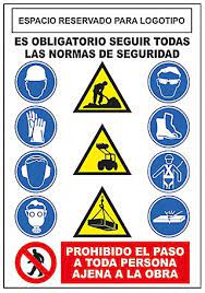 CARTEL DE SEGURIDAD 100x70 ENTRADA OBRA