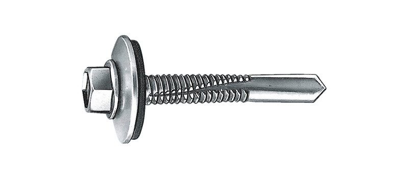 TORNILLO M5,5x38 AUTOROSCANTE CON GOMA P/VIGA (E 200ud)