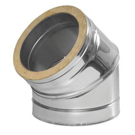 CODO 45º CH200 DB AISI316 CONVESA