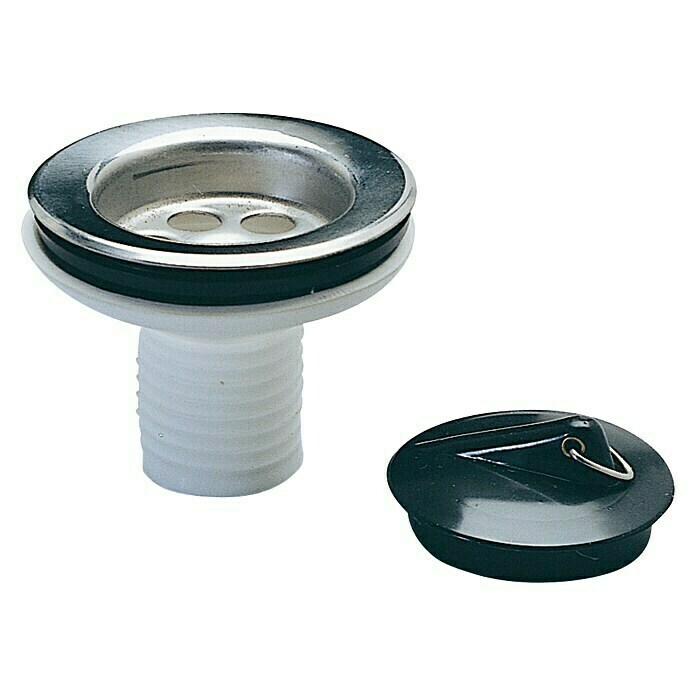 VÁLVULA DE PVC LAVABO 40MM INOX