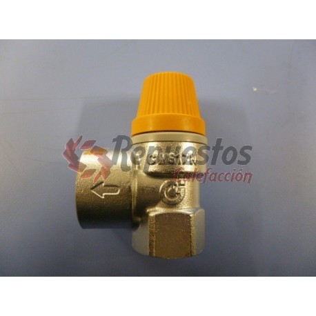 VÁLVULA DE SEGURIDAD SOLAR 3/4" H-H