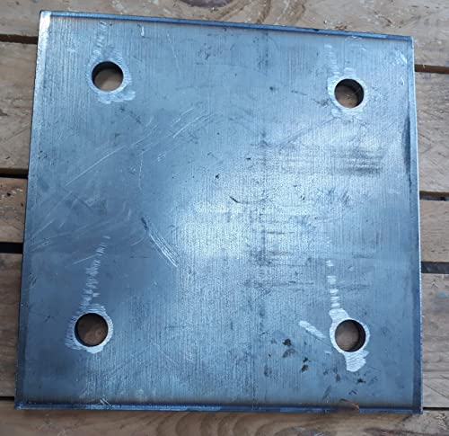 PLACA ANCLAJE 40cmx40cmx3mm SIN AGUJEROS