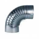 CODO HELICOIDAL 90º 250mm CHAPA GALVANIZADA