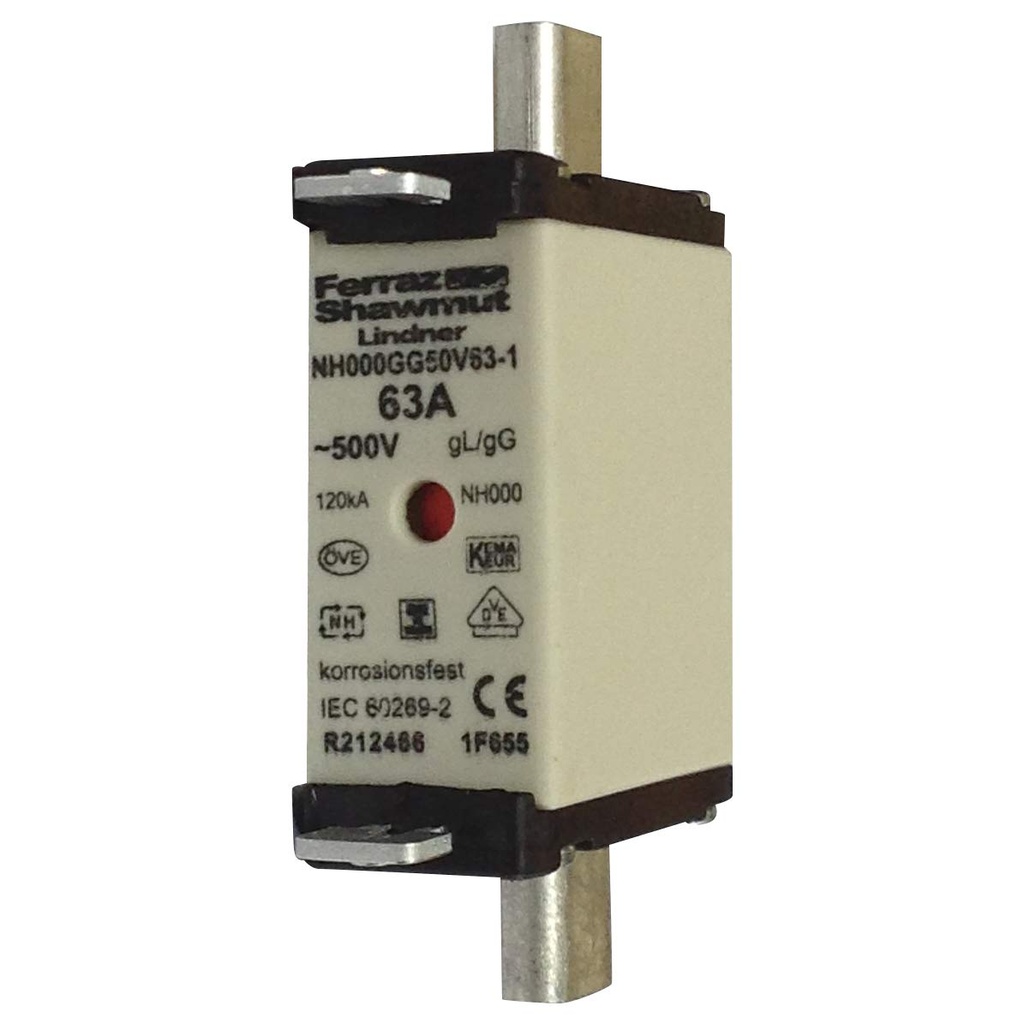 FUSIBLE NH000 80A GG 500V