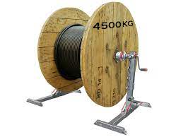 SOPORTE BOBINAS MADERA