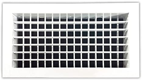 [VRE0197] REJILLA IMPULSIÓN DOBLE DEFLEXIÓN HV RAL 9010 SF 200X100