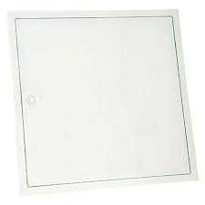 [CES0099] Tapa de registro para pladur o escayola de 100x70 Aluminio c/llave