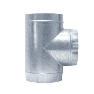 [VCD0257] TE HELICOIDAL GALVANIZADO SIMPLE 350x150x90º