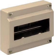 [ECN0601] CAJA SUPERFICIE 8 ELEMENTOS PRECINTABLE SIN TAPA