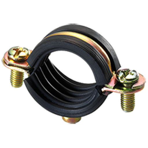 [FSO0160] ABRAZADERA ISOFONICA M6 18mm BICROMATADA