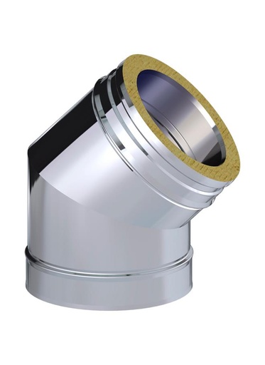 [CCH0358] CODO DINAK 45º DIVENT PS D 150mm