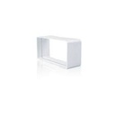 [VCD0072] EMPALME RECTANGULAR 220X55 SIBER