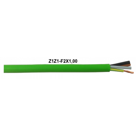 [ECA0152] METRO CABLE 2X1mm LIBRE HALOGENOS Z1Z1-F 300/500V