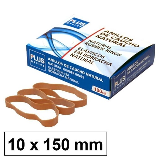 [GOF0066] ANILLO GOMA ELÁSTICA 100GR. Nº20 CAJA(OFICINA)