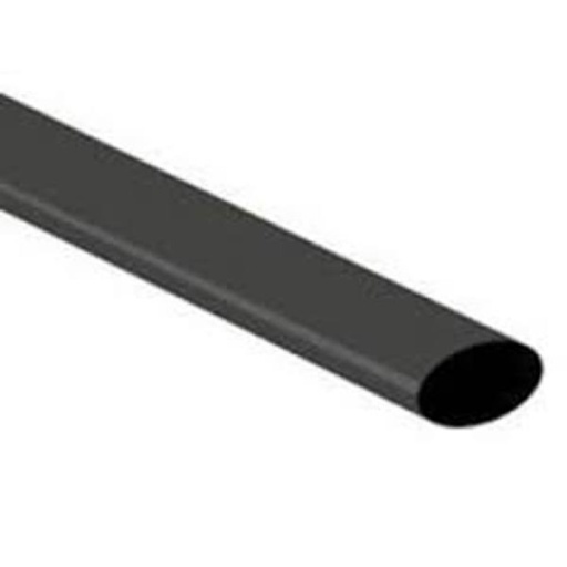 [EAC0605] METRO TUBO TERMORRETRACTIL 12,7mm NEGRO (TIRA 1mts) 
