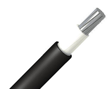 [ECA0253] METRO CABLE ALUMINIO 1x185mm XZ-1 negra