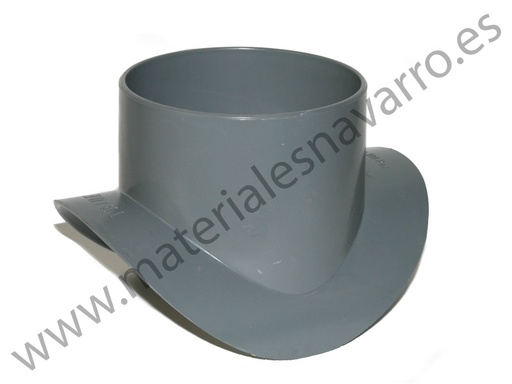 [CTU0959] INJERTO CLIP EXTERIOR PVC 125- 110MM A 50MM